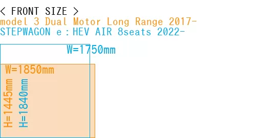 #model 3 Dual Motor Long Range 2017- + STEPWAGON e：HEV AIR 8seats 2022-